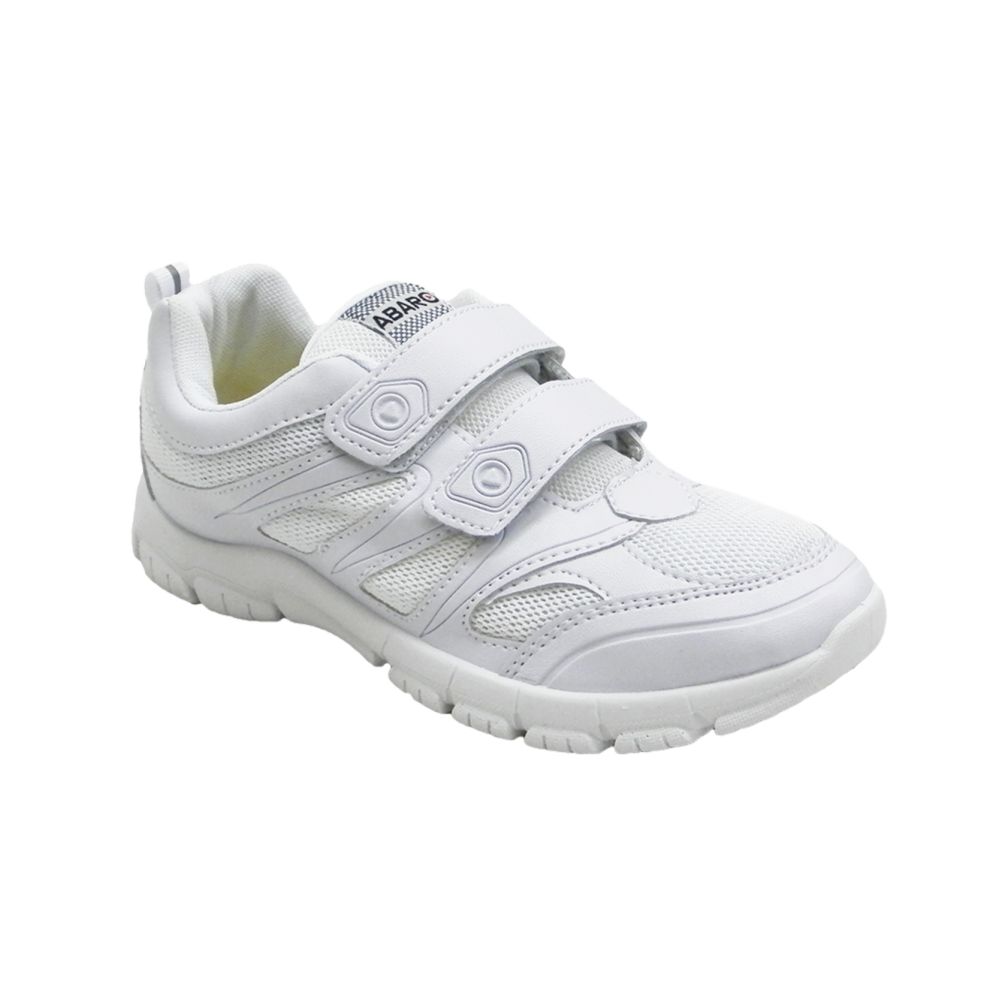 ABARO White School Shoes Mesh + PVC Primary/Secondary Unisex 2232